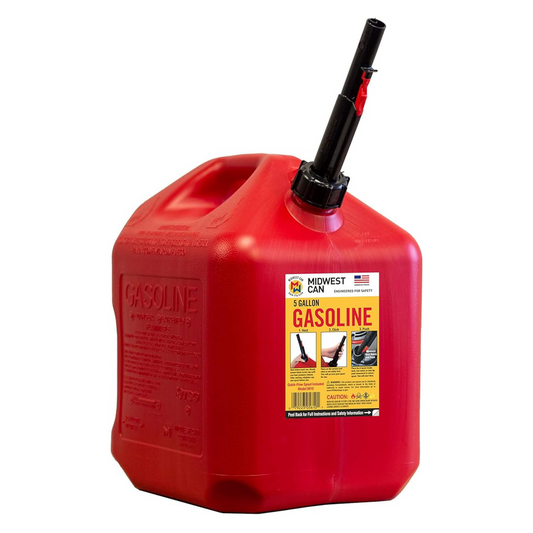 MIDWEST CAN COMPANY 5 GALLON NO SPILL GAS CAN